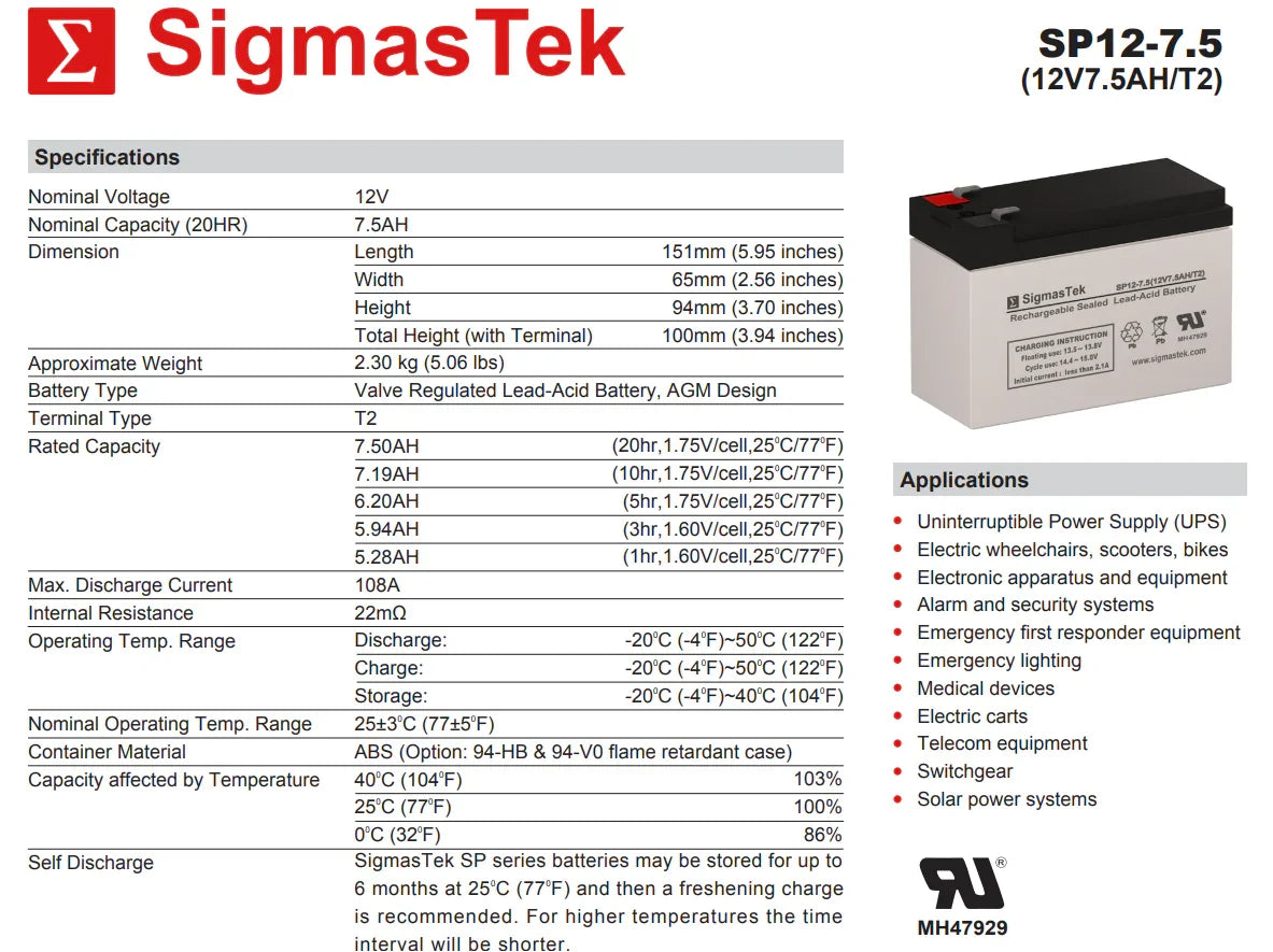 OPTI-UPS PS1000B-RM UPS High Quality Replacement Battery Set