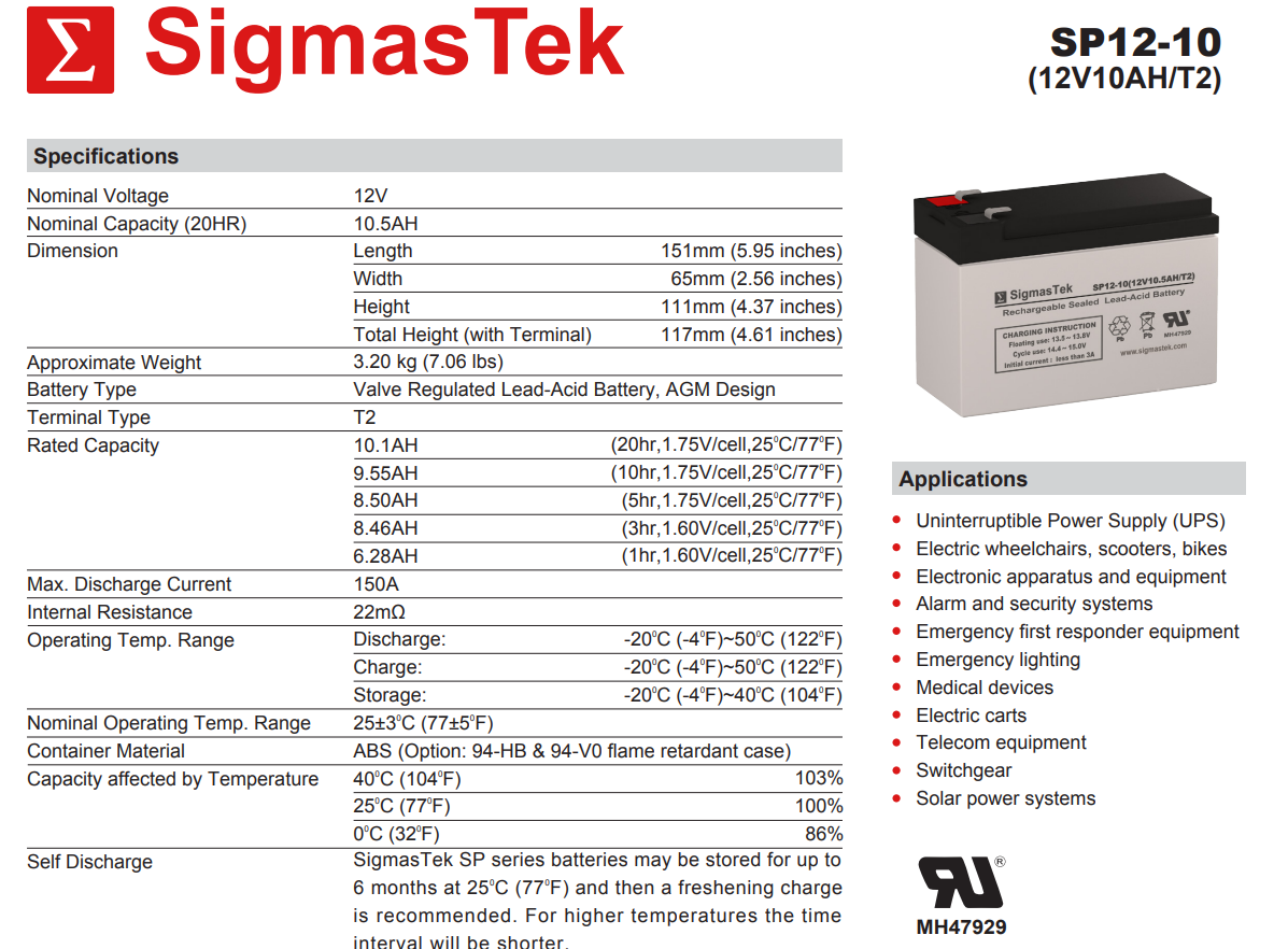 High Performance SLA Compatible Replacement Battery for CyberPower PP1500-T2