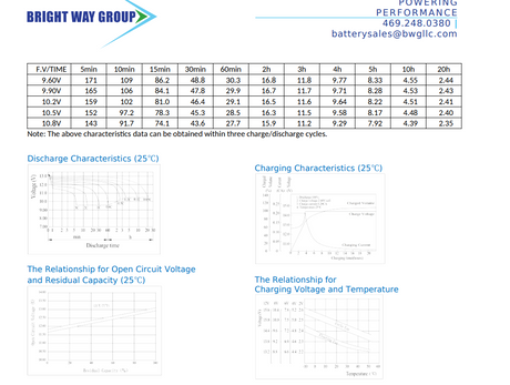 Jolt SA1250 High Performance Replacement Battery By Bright Way