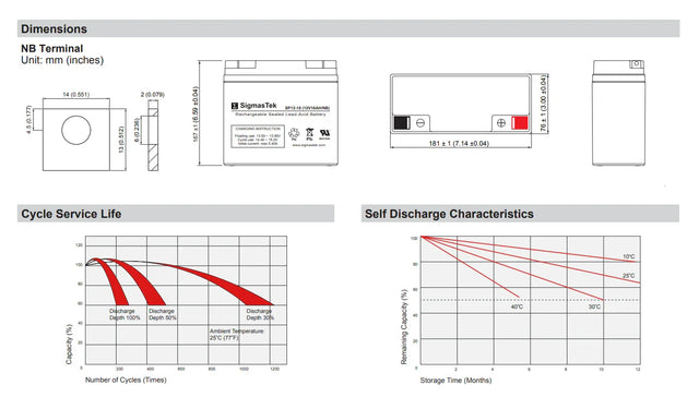 APC S250 RACK UPS High Performance Replacement Battery By SigmasTek