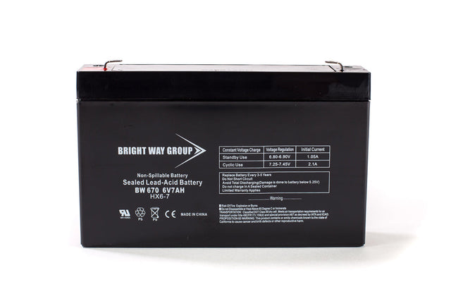 Chloride Emergency Lighting High Performance Replacement Battery By Bright Way