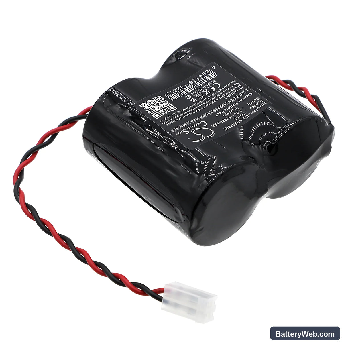 Abus FUSG50000 Replacement Battery, 3V, 17000mAh, Alkaline 2