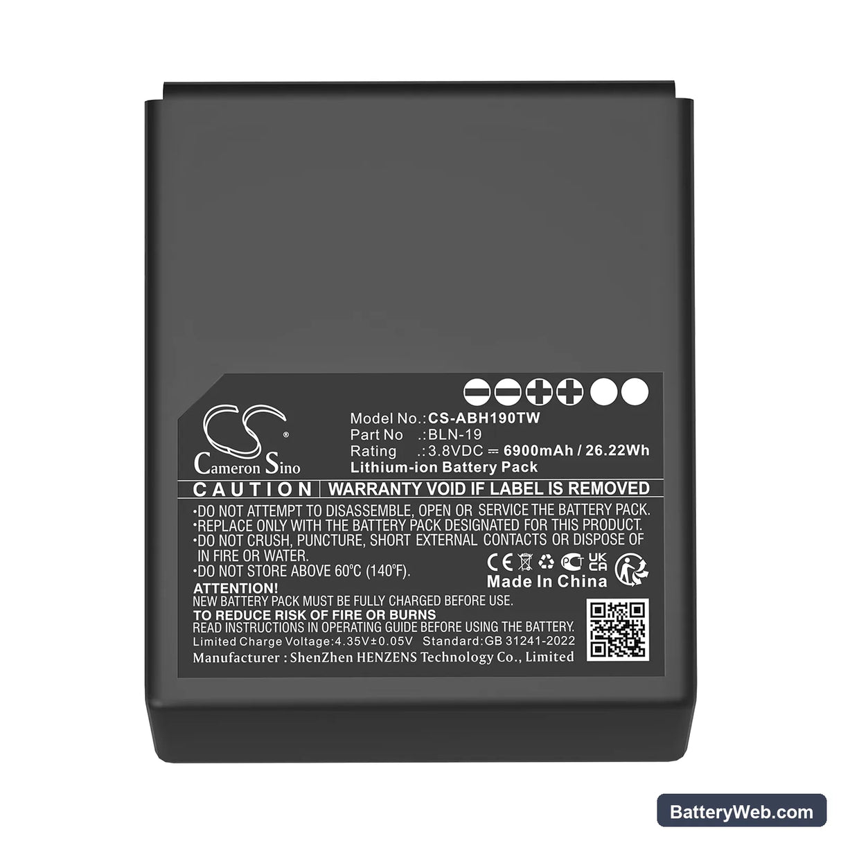 Airbus Replacement Battery, 3.8V, 6900mAh, Li-ion 5