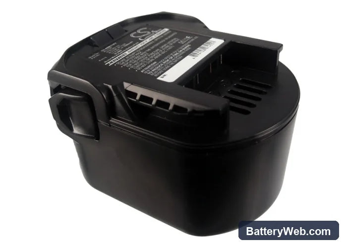 AEG BS 12 G Replacement Battery, 12V, 3300mAh, Ni-MH 1