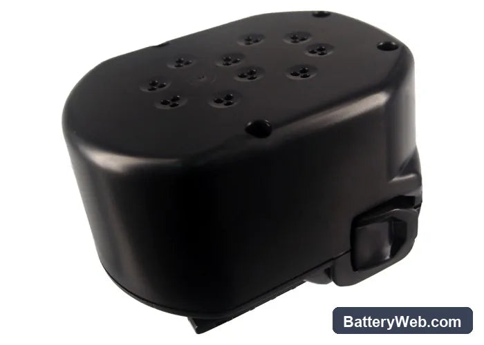 AEG BS 12 G Replacement Battery, 12V, 3300mAh, Ni-MH 4