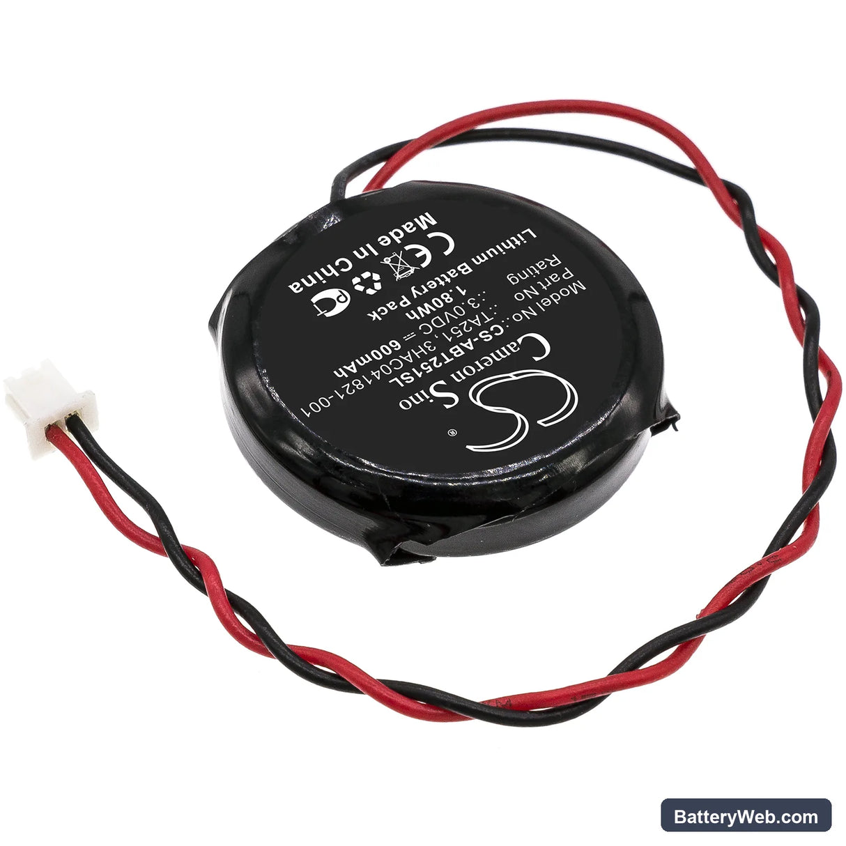 ABB TA251 Replacement Battery, 3V, 600mAh, Lithium 2