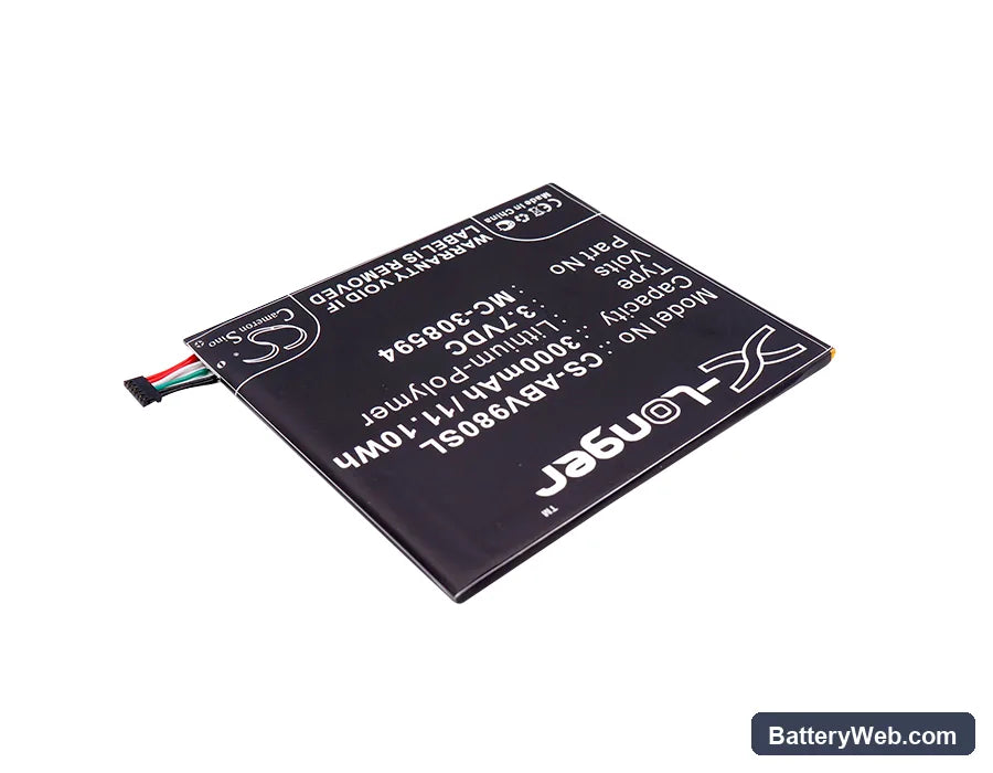 Amazon Kindle Fire 7 5Tth Gen Replacement Battery, 3.7V, 3000mAh, Li-Polymer 2