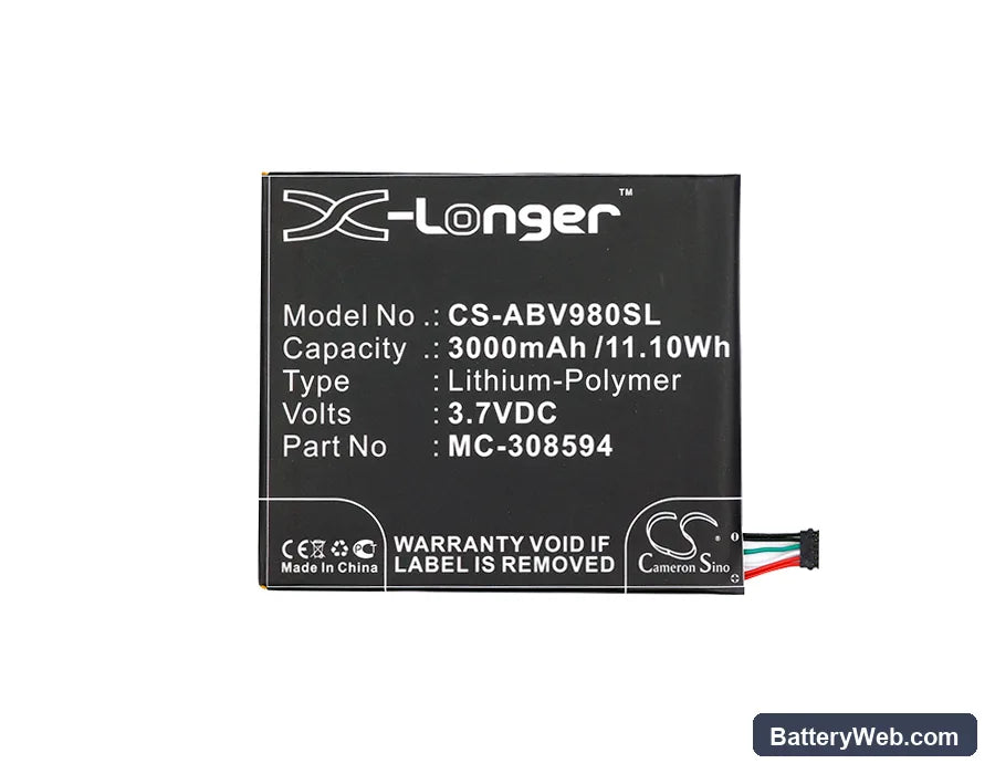 Amazon Kindle Fire 7 5Tth Gen Replacement Battery, 3.7V, 3000mAh, Li-Polymer 5