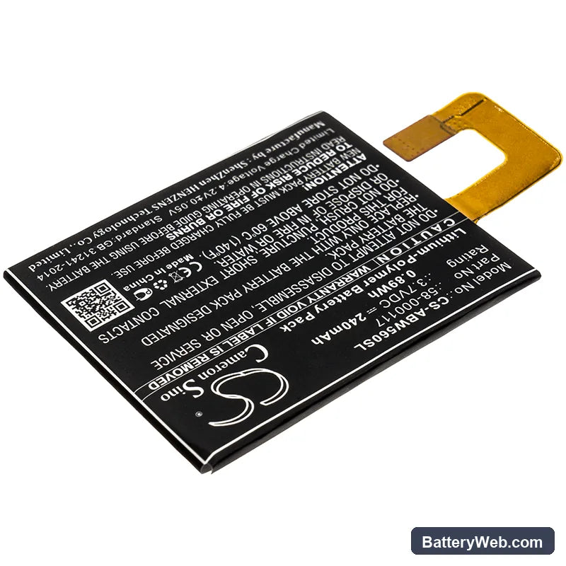 Amazon Kindle Oasis Replacement Battery, 3.7V, 240mAh, Li-Polymer 2