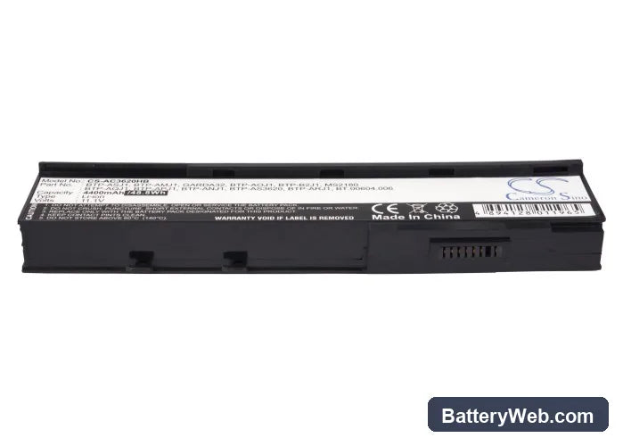 Acer Aspire 5550 Replacement Battery, 11.1V, 4400mAh, Li-ion 5