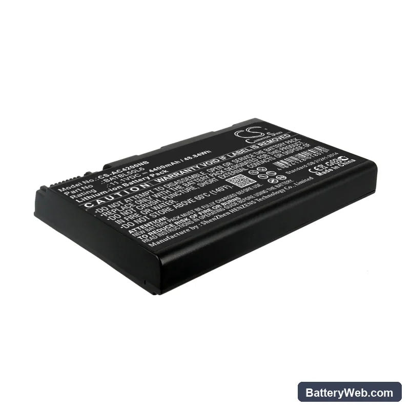 Acer Aspire 3100 Replacement Battery, 11.1V, 4400mAh, Li-ion 1