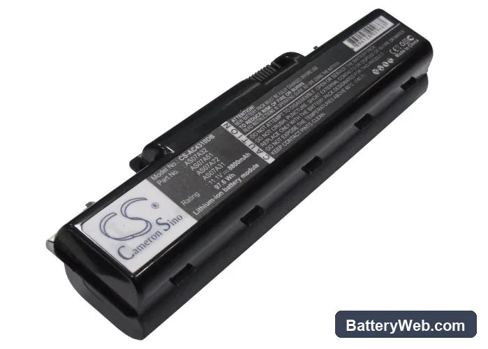 Acer Aspire 4710Z Replacement Battery, 11.1V, 8800mAh, Li-ion 1