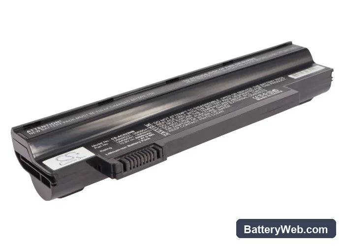 Acer aspire one 532h-2Db Replacement Battery, 10.8V, 4400mAh, Li-ion 1