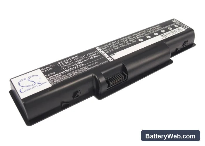 Acer Aspire 4732 Replacement Battery, 11.1V, 4400mAh, Li-ion 1