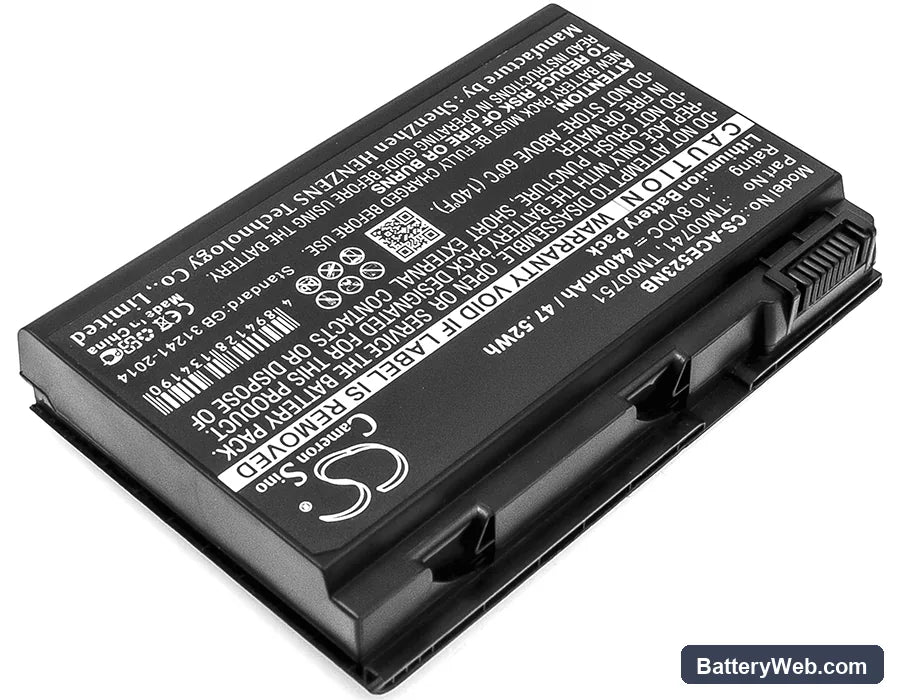 Acer Extensa 5120 Replacement Battery, 10.8V, 4400mAh, Li-ion 2