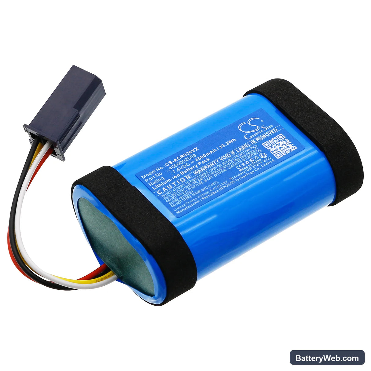 Electrolux PI92-6DGM Replacement Battery, 7.4V, 4500mAh, Li-ion 2