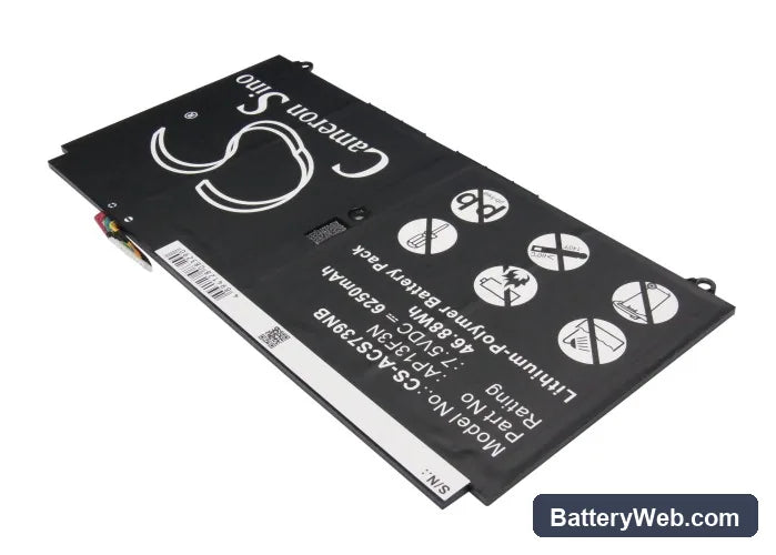 Acer Aspire S7-392 Replacement Battery, 7.5V, 6250mAh, Li-Polymer 1