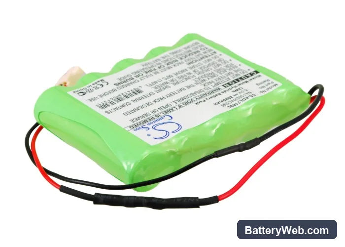 Snap On/Sun LS2000 Replacement Battery, 6V, 2000mAh, Ni-MH 3