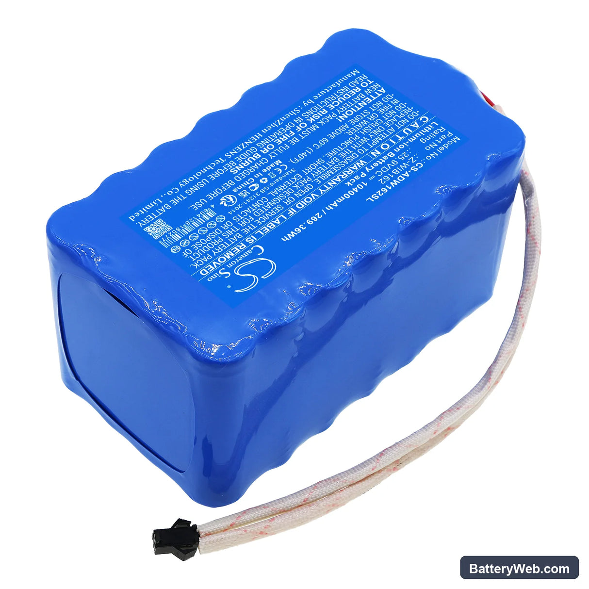 American DJ WIFLY EXR HEX PAR Replacement Battery, 25.9V, 10400mAh, Li-ion 2
