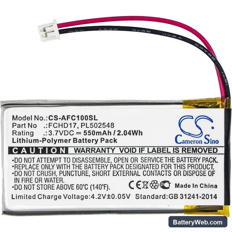 ACME FlyCamOne HD Replacement Battery, 3.7V, 550mAh, Li-Polymer 3