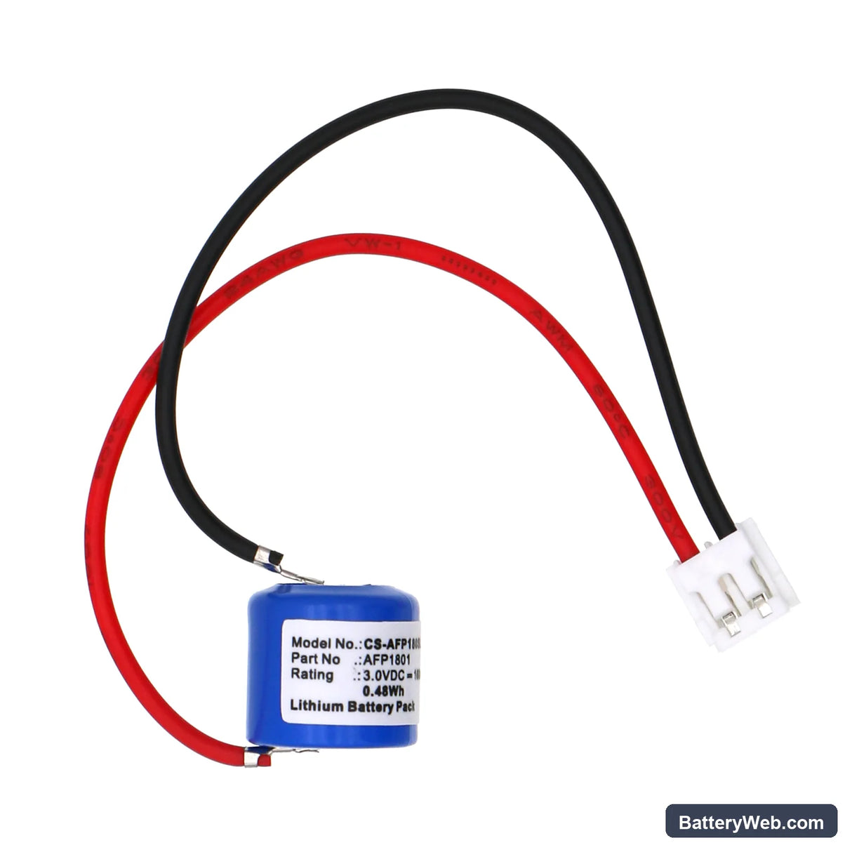 Panasonic FP1-C24 Replacement Battery, 3V, 160mAh, Lithium 3