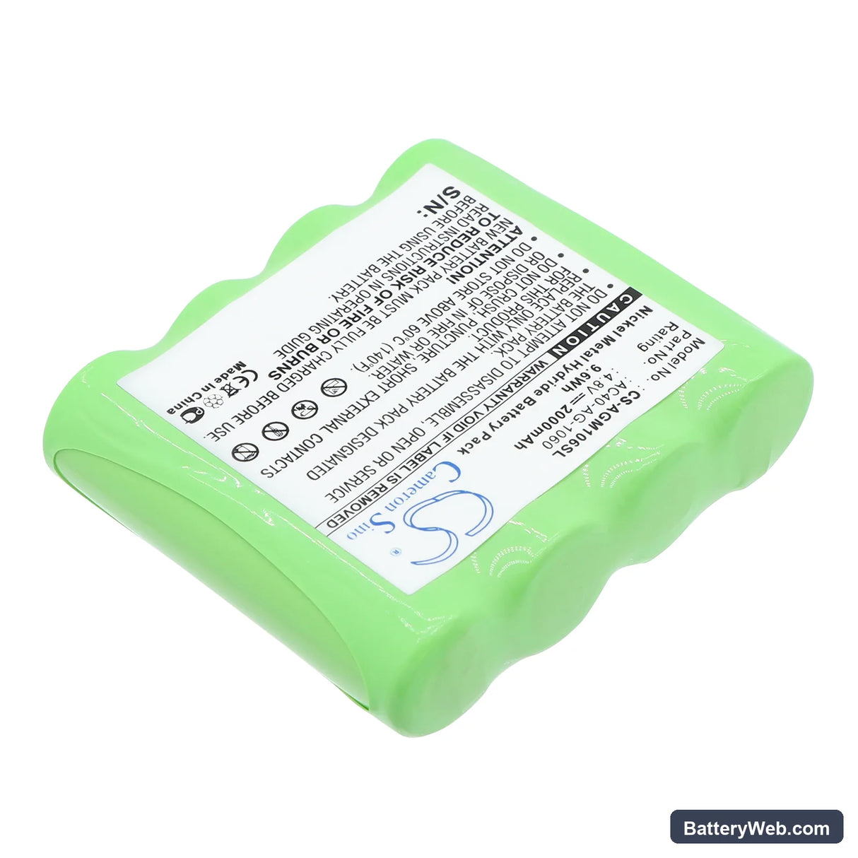 Astro Gaming Mixamp Replacement Battery, 4.8V, 2000mAh, Ni-MH 2