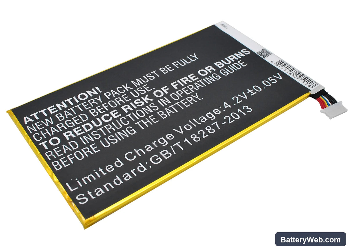 Amazon Kindle HDX 7.0 Replacement Battery, 3.7V, 4400mAh, Li-Polymer 5