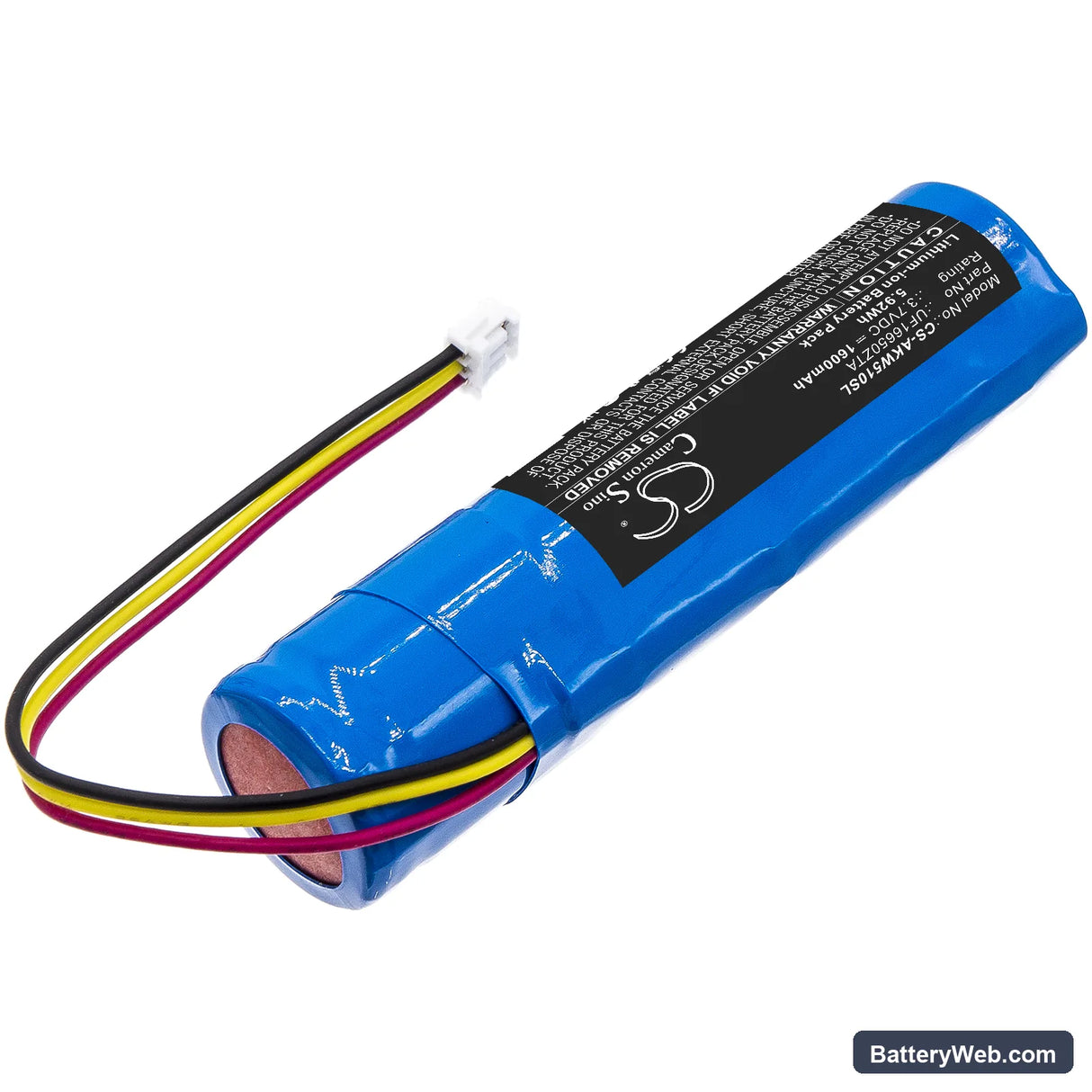 Akai EWI 5000 Replacement Battery, 3.7V, 1600mAh, Li-ion 2