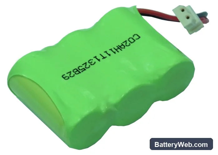 Doro 1450 Replacement Battery, 3.6V, 600mAh, Ni-MH 2