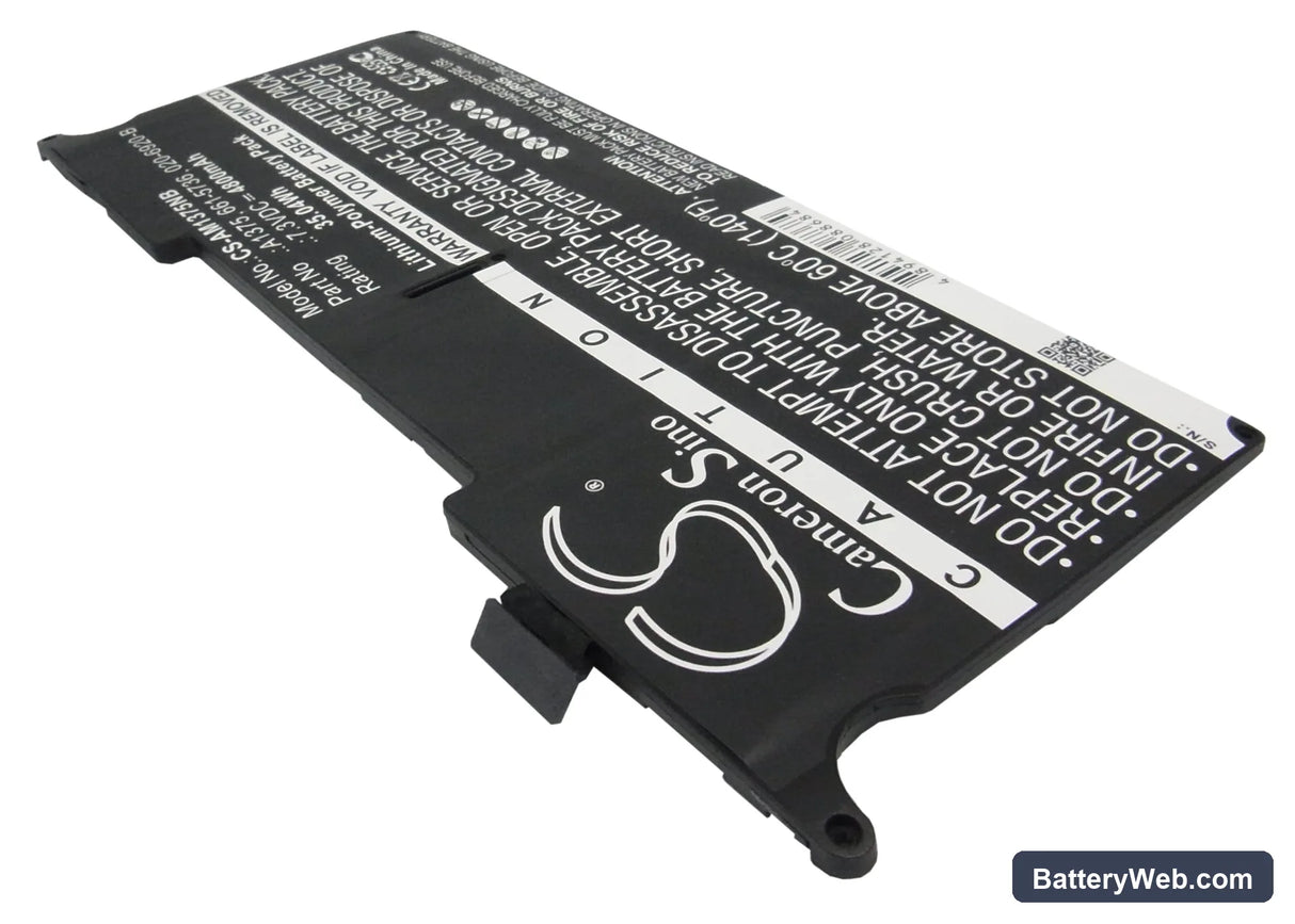 Apple MacBook Air 11" A1370 2010 Replacement Battery, 7.3V, 4800mAh, Li-Polymer 2