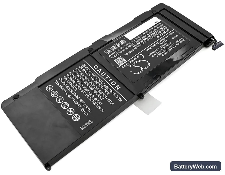Apple MacBook Pro 17 Replacement Battery, 10.95V, 6900mAh, Li-Polymer 2
