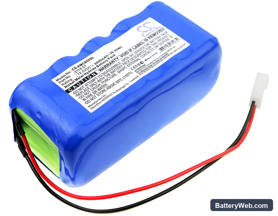 AEMC 8500 Replacement Battery, 12V, 3000mAh, Ni-MH 1