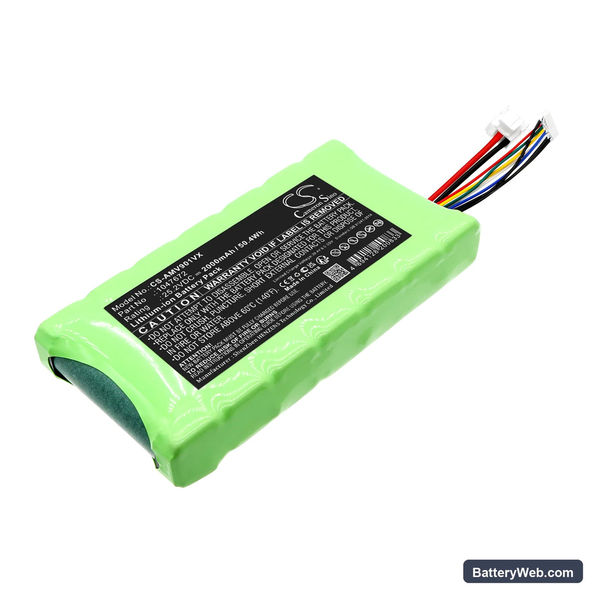 AMICA VM 9001 Replacement Battery, 25.2V, 2000mAh, Li-ion 1