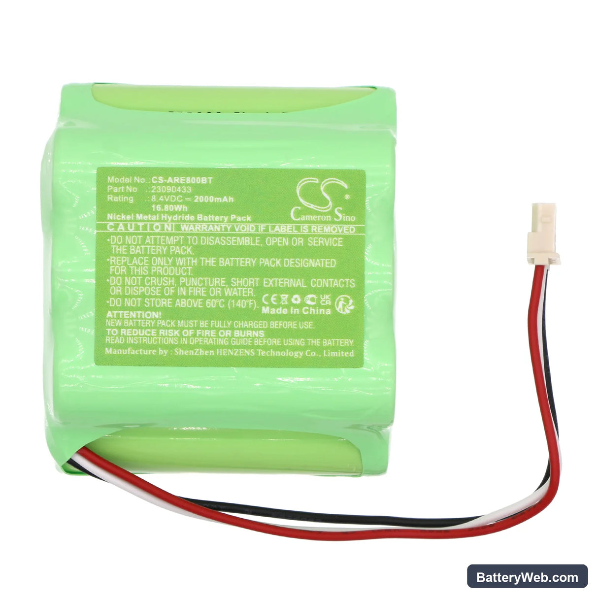 AP Agri-Alert 800EZK Replacement Battery, 8.4V, 2000mAh, Ni-MH 3