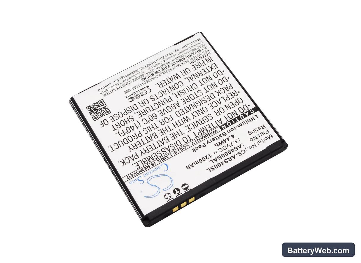 Aligator S4000 Replacement Battery, 3.7V, 1200mAh, Li-ion 2