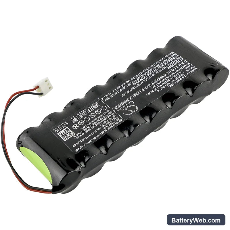 Arcomed AG SP6000 syringe Replacement Battery, 9.6V, 2000mAh, Ni-MH 2