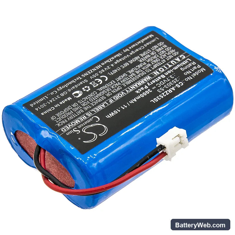 Argos Omega Zen pipette controllers Replacement Battery, 3.7V, 3000mAh, Li-ion 2