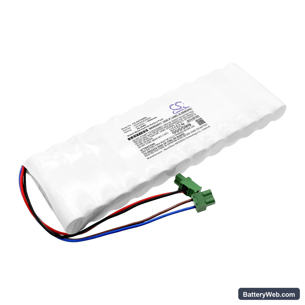 Assa Abloy UNI TURN Replacement Battery, 28.8V, 3000mAh, Ni-MH 1