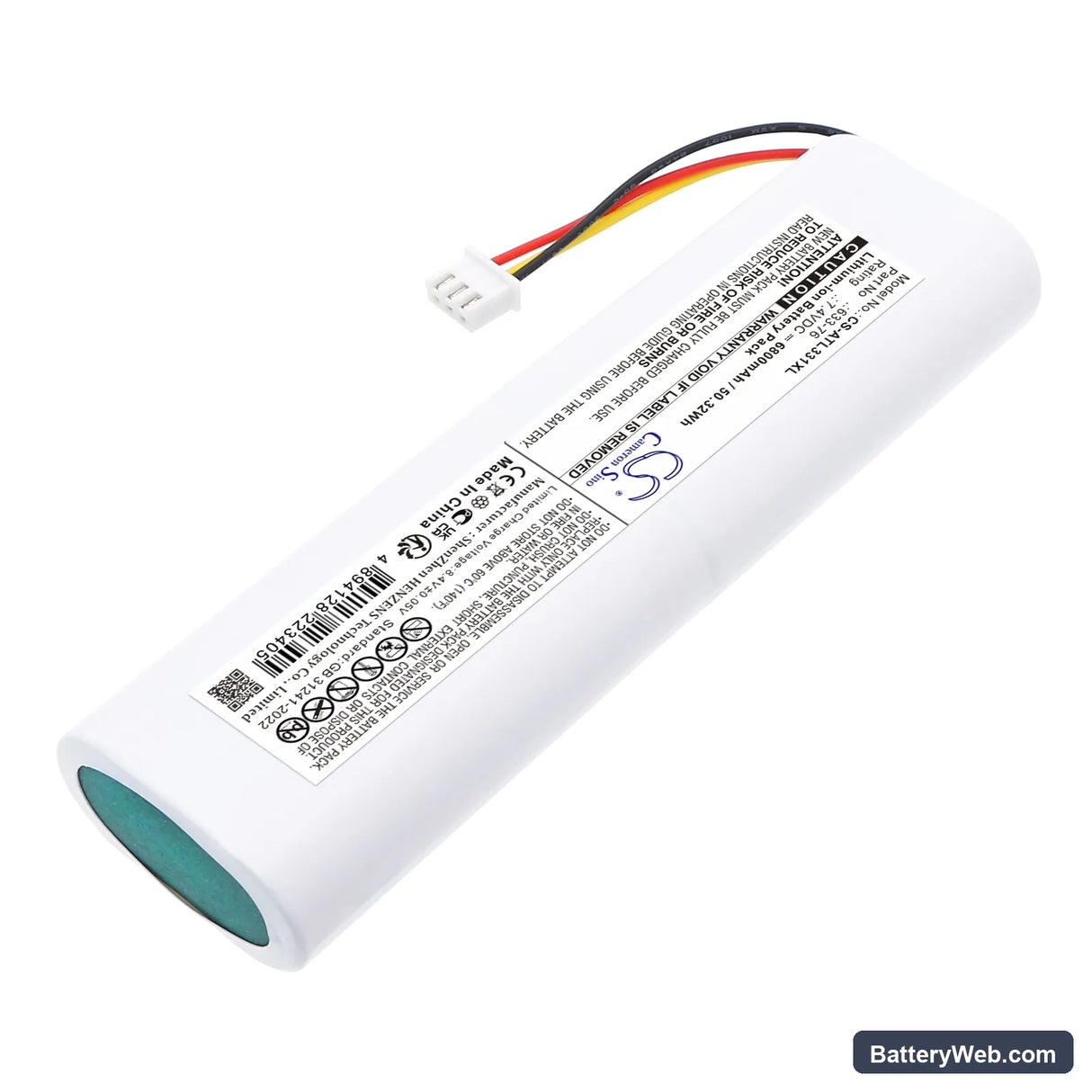 Anritsu S331L Replacement Battery, 7.4V, 6800mAh, Li-ion 2