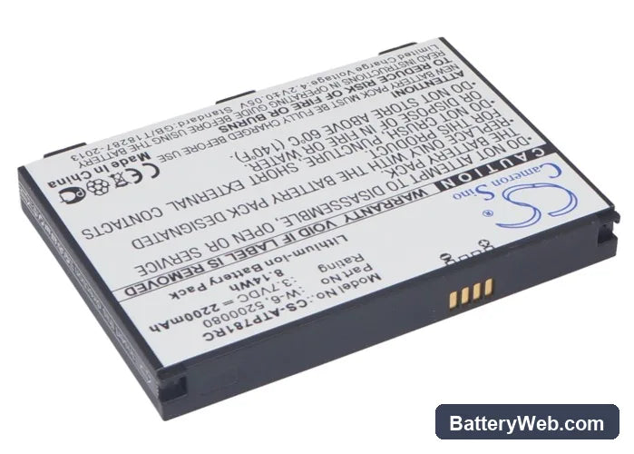 Netgear Around Town 4G LTE Replacement Battery, 3.7V, 2200mAh, Li-ion 2