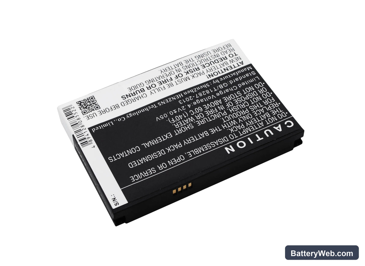 AT&T Unite Pro Replacement Battery, 3.7V, 2400mAh, Li-ion 4