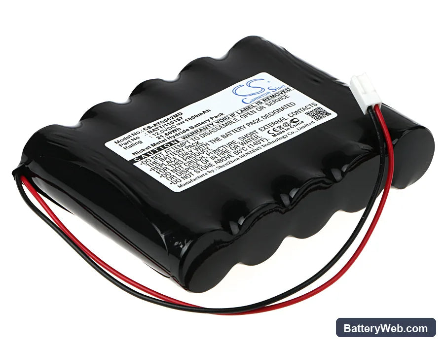 Atmos Pump Atmolit N Replacement Battery, 12V, 1800mAh, Ni-MH 1