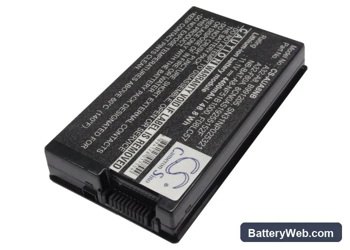 Asus F8Sn Replacement Battery, 11.1V, 4400mAh, Li-ion 1