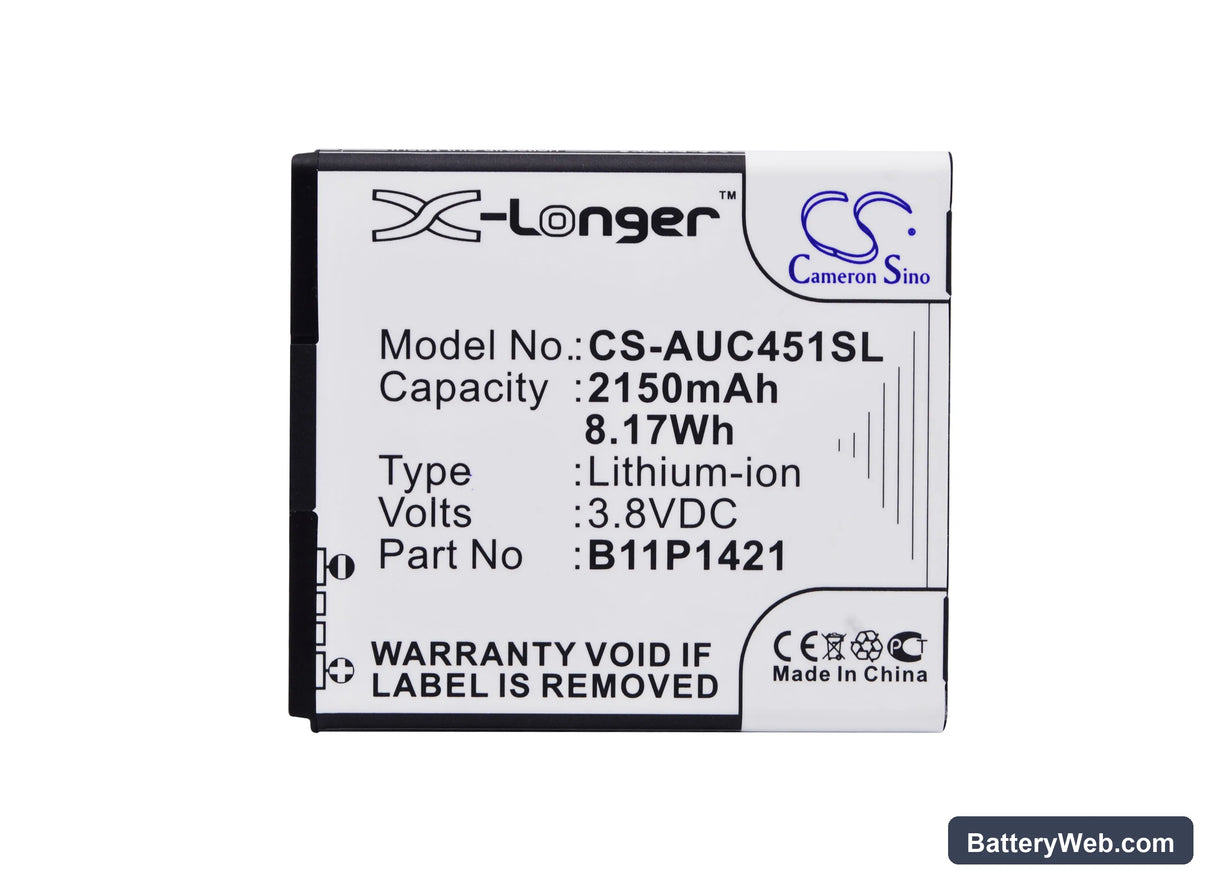 Asus Zenfone C Replacement Battery, 3.8V, 2150mAh, Li-ion 5