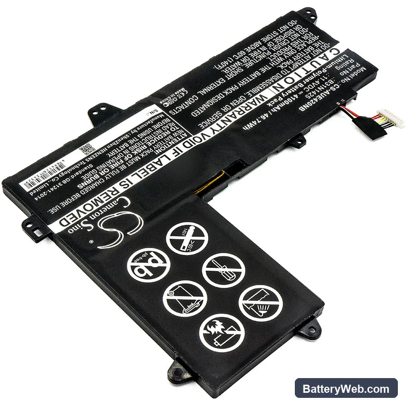 Asus EeeBook E402MA Replacement Battery, 11.4V, 4100mAh, Li-Polymer 2