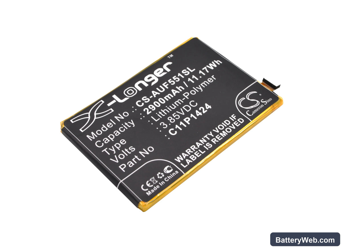 Asus Zenfone 2 Deluxe Replacement Battery, 3.85V, 2900mAh, Li-Polymer 1