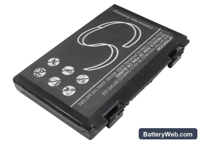 Asus F52 Replacement Battery, 11.1V, 4400mAh, Li-ion 3