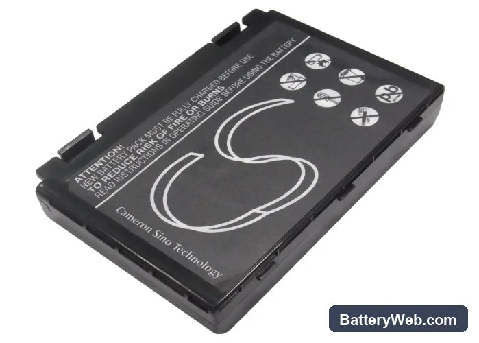 Asus F52 Replacement Battery, 11.1V, 4400mAh, Li-ion 4