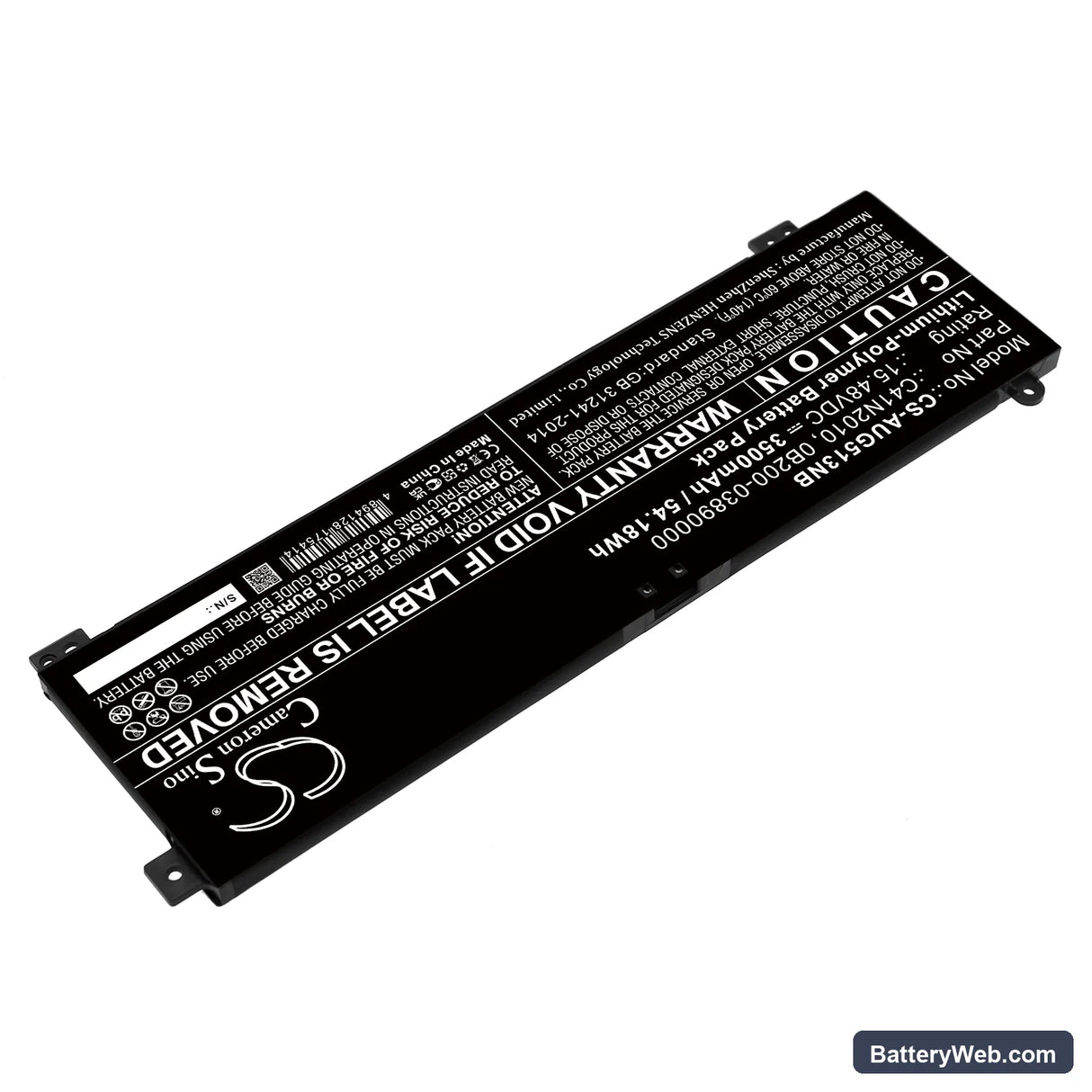Asus ROG Strix G15 G513IH-HN006 Replacement Battery, 15.48V, 3500mAh, Li-Polymer 2