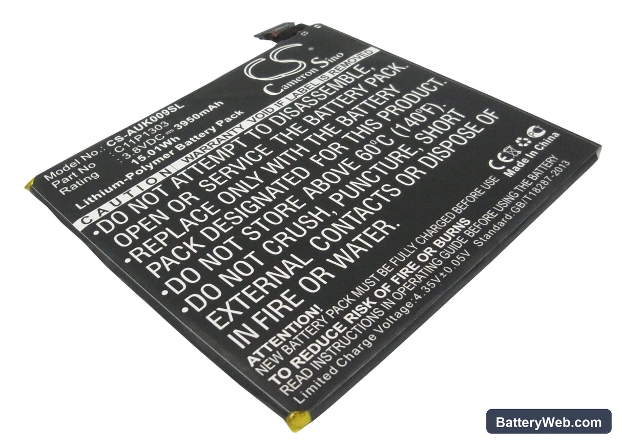 Google Nexus 7 2nd Replacement Battery, 3.8V, 3950mAh, Li-Polymer 1